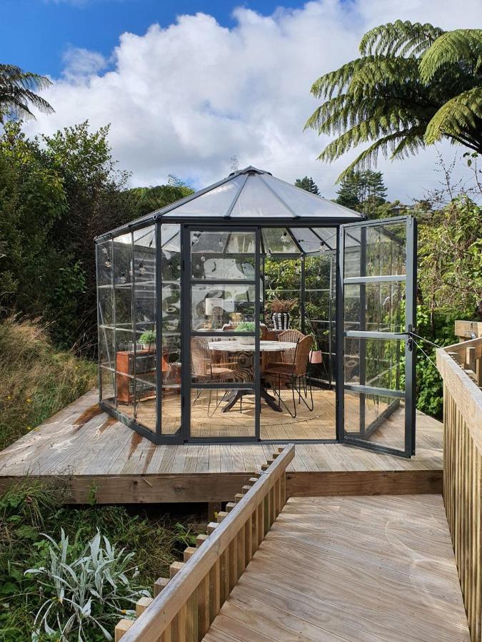 Tiny House With Greenhouse Dining 로어허트 외부 사진