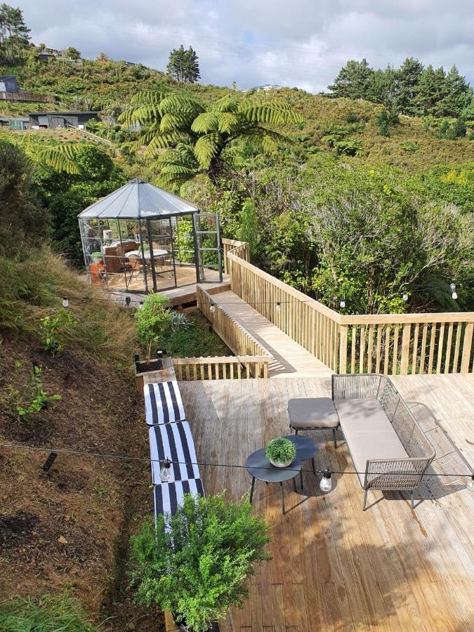 Tiny House With Greenhouse Dining 로어허트 외부 사진