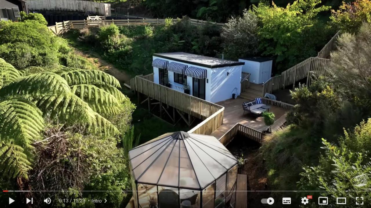 Tiny House With Greenhouse Dining 로어허트 외부 사진