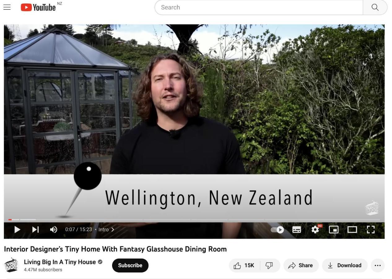 Tiny House With Greenhouse Dining 로어허트 외부 사진